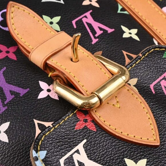 Louis Vuitton Black Monogram Multicolor Aurelia GM Tote Bag - Picture 4 of 10